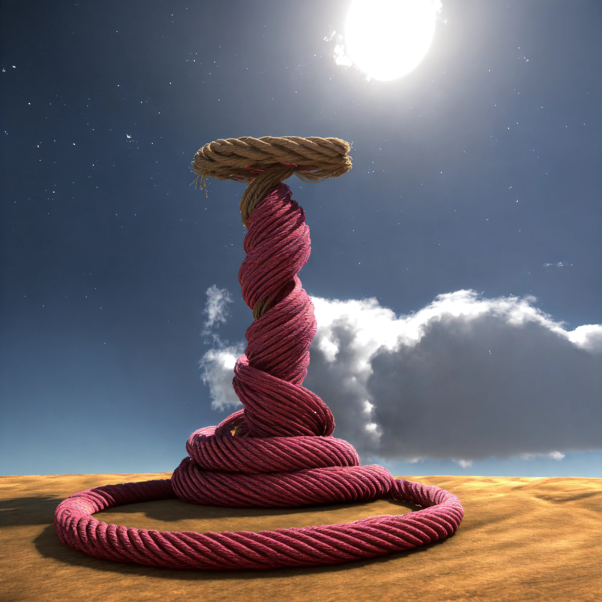 _ rope growing to sky _